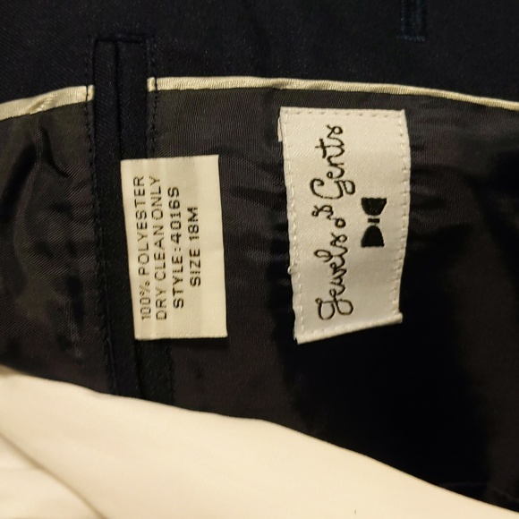 Boys Slim-Fit Navy Blue 5-Piece Suit, Jewels and Gents, 18 months - NWT - Picture 5 of 12